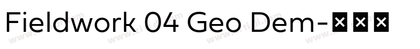 Fieldwork 04 Geo Dem字体转换 Fieldwork 04 Geo Dem字体转换